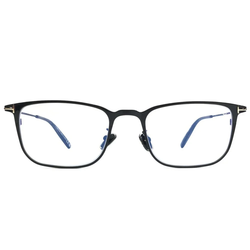 Tom Ford Eyeglasses Frames TF5929-D-B 005 Matte Black Gold Rectangle 51-19-140